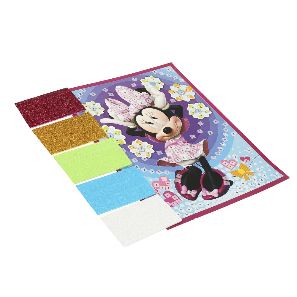 Аппликация мягкая мозаика из эва мышка МУЛЬТИ АРТ в кор.100шт