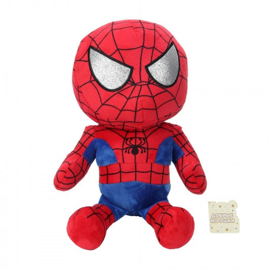 Мягкая игрушка спайдр мен 30см, блестящие глаза, без чипа Добрые игрушки в кор.24шт