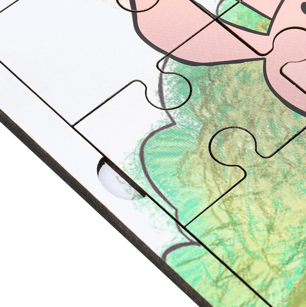 Игрушка деревянная пазл 28*19,5 см. СОЮЗМУЛЬТФИЛЬМ терм. пакет Буратино в кор.25шт