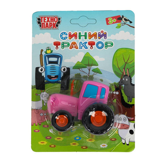 Machine en métal de la SCS ТРАКТОР pour un tracteur de 7,5 cm, rose, brillant. Parc technologique dans le cor.2*60шт