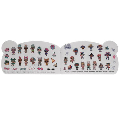 Les petits garçons modernes. 100 autocollants avec figurine. LoL. 260х150 mm. 4 étoiles. наклеек. Умка в кор.50шт