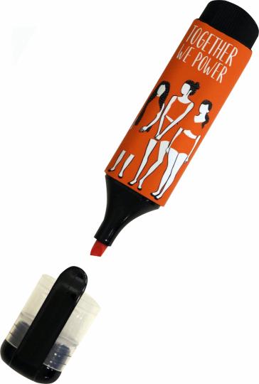 Текстовыделитель Girls,красный,BSHL002-03