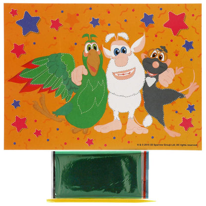 Набор д/детского тв-ва БУБА аппликация из фольги (17х23 см) МУЛЬТИ АРТ в кор.100шт