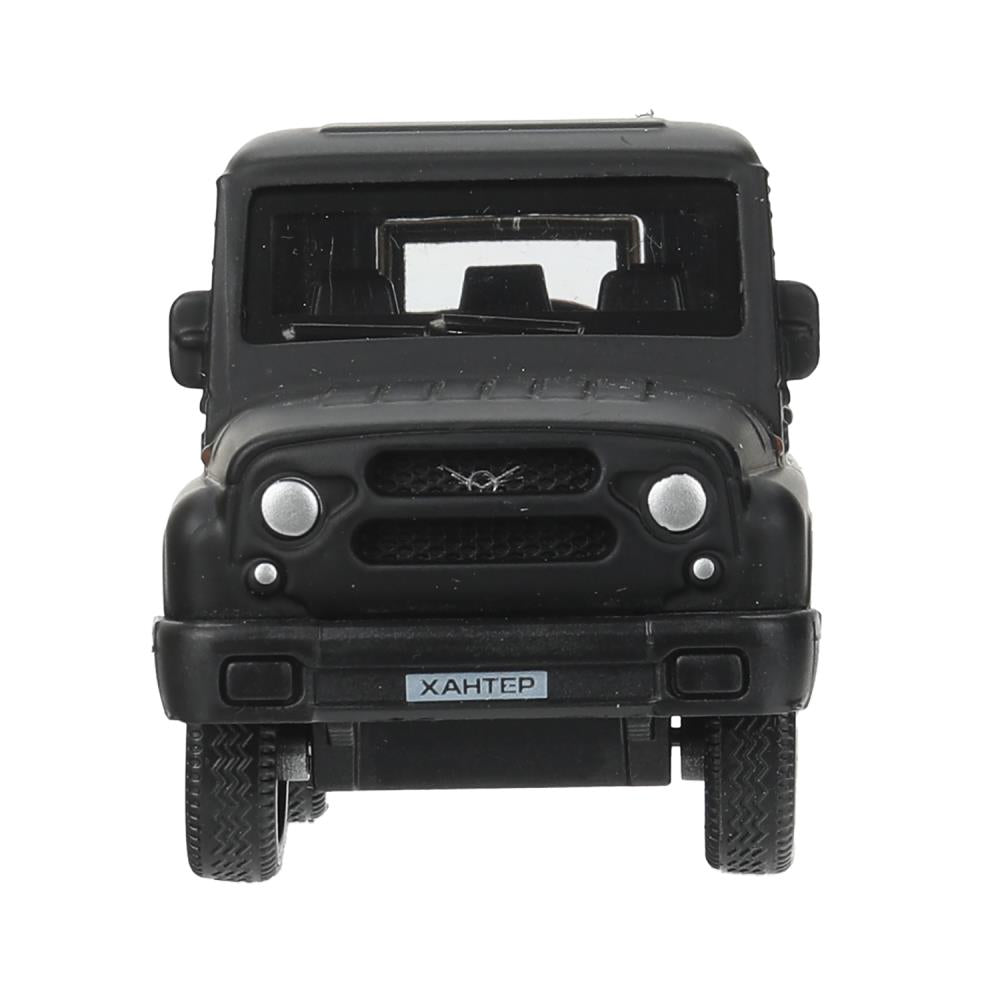 Machine en métal UAZ ХАНТЕР длина 10,5 см, инерция, МАТОВЫЙ черный, кор. Parc technologique dans le cor.2*36шт