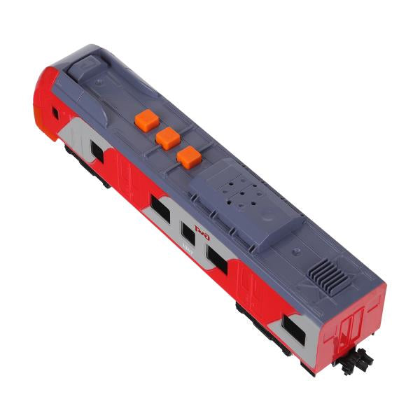 Модель пластик свет-звук РЖД ЭЛЕКТРОПОЕЗД "ЛАСТОЧКА" 20 см, кор. Технопарк в кор.48шт