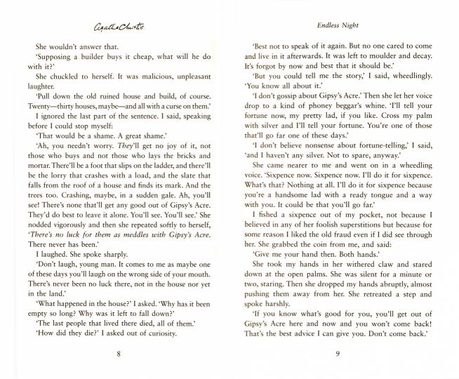 Endless Night (Agatha Christie) Бесконечная ночь (Агата Кристи) /Книги на английском языке
