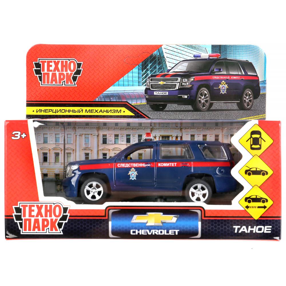 Машина металл "chevrolet tahoe следственный комитет" 12см,инерц.,синий в кор. Parc technologique dans le cor.2*36шт