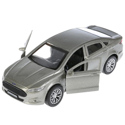 Машина металл FORD MONDEO, длина 12 см, откр дв, багаж, инерц, серый. в кор. Технопарк в кор.2*36шт