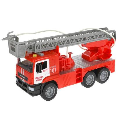 Machine à laver en plastique KAMAZ ПОЖАРНАЯ МАШИНА 30см, вода, двери, инер, кор. Parc technologique en cor.2*12шт