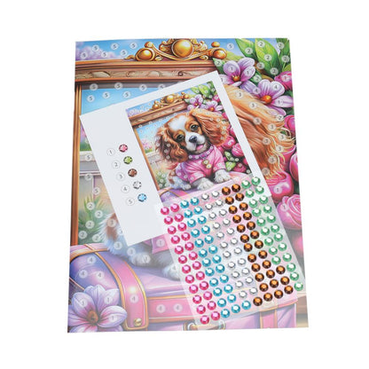 Аппликация Со стразами 15*21 см щенок в толстовке МУЛЬТИ АРТ в кор.100шт