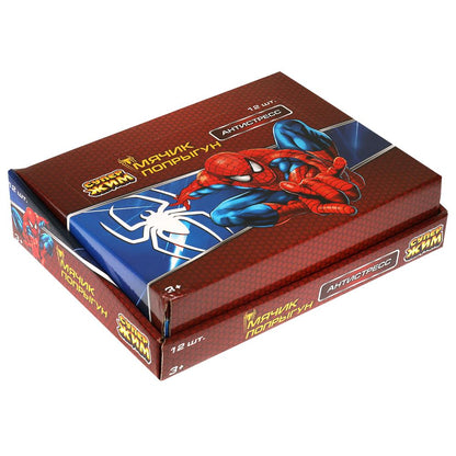 Игрушка мялка мяч-попрыгун 6см,цвета в сборе,светильник 12шт Супер Жим уп-12шт в кор.12уп