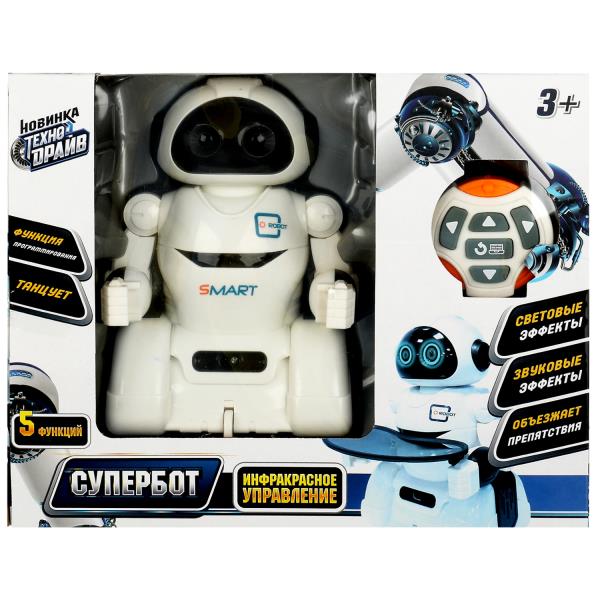 Робот на р/у свет/звук, движение, кор.22,8*18,5*8,2см ТЕХНОДРАЙВ в кор.2*24шт