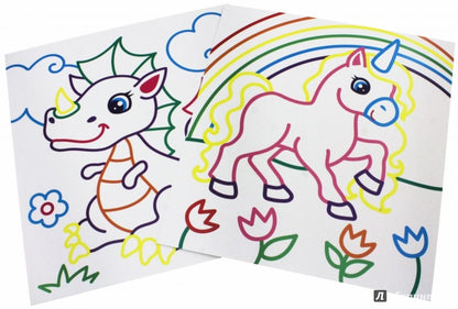 Волшебные контуры. Сказочные герои дп