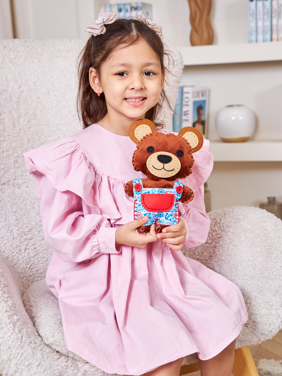 Набор для творчества. Плюшевая игрушка своими руками "Мишка"