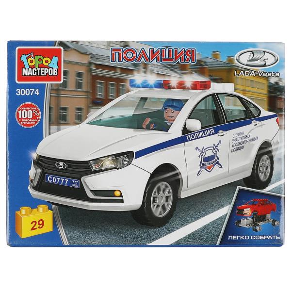 Constructeur LADA vesta: ПОЛИЦИЯ, 29 jours. (легко собрать) Город мастеров в кор.2*40шт