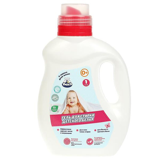 Гель для стирки детского белья, умка, СОЮЗМУЛЬТФИЛЬМ 1 л. Заботливая мама в кор.6шт