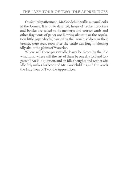 The Lazy Tour of Two Idle Apprentices = Ленивое путешествие двух досужих подмастерьев: кн. на англ.яз