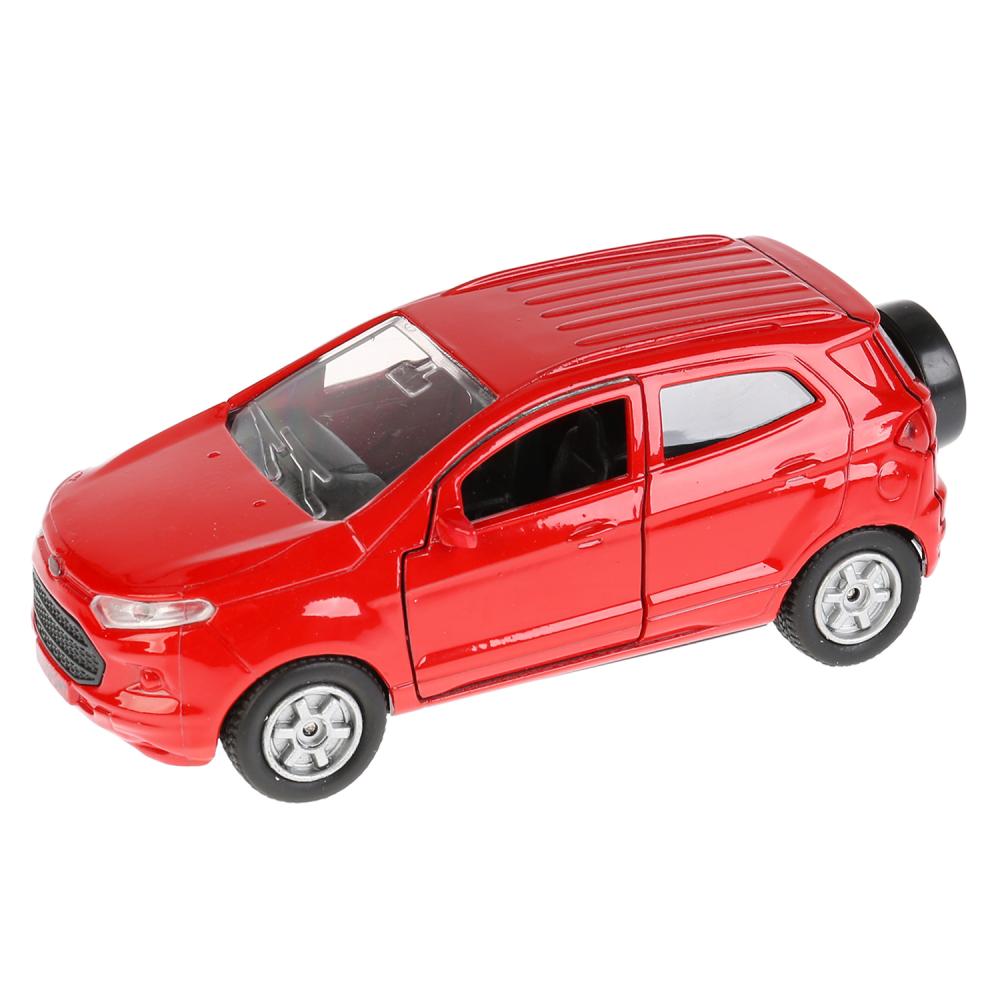 Машина металл FORD Ecosport красный 12см, открыватель. двери, инерц. в кор. Технопарк в кор.2*24шт