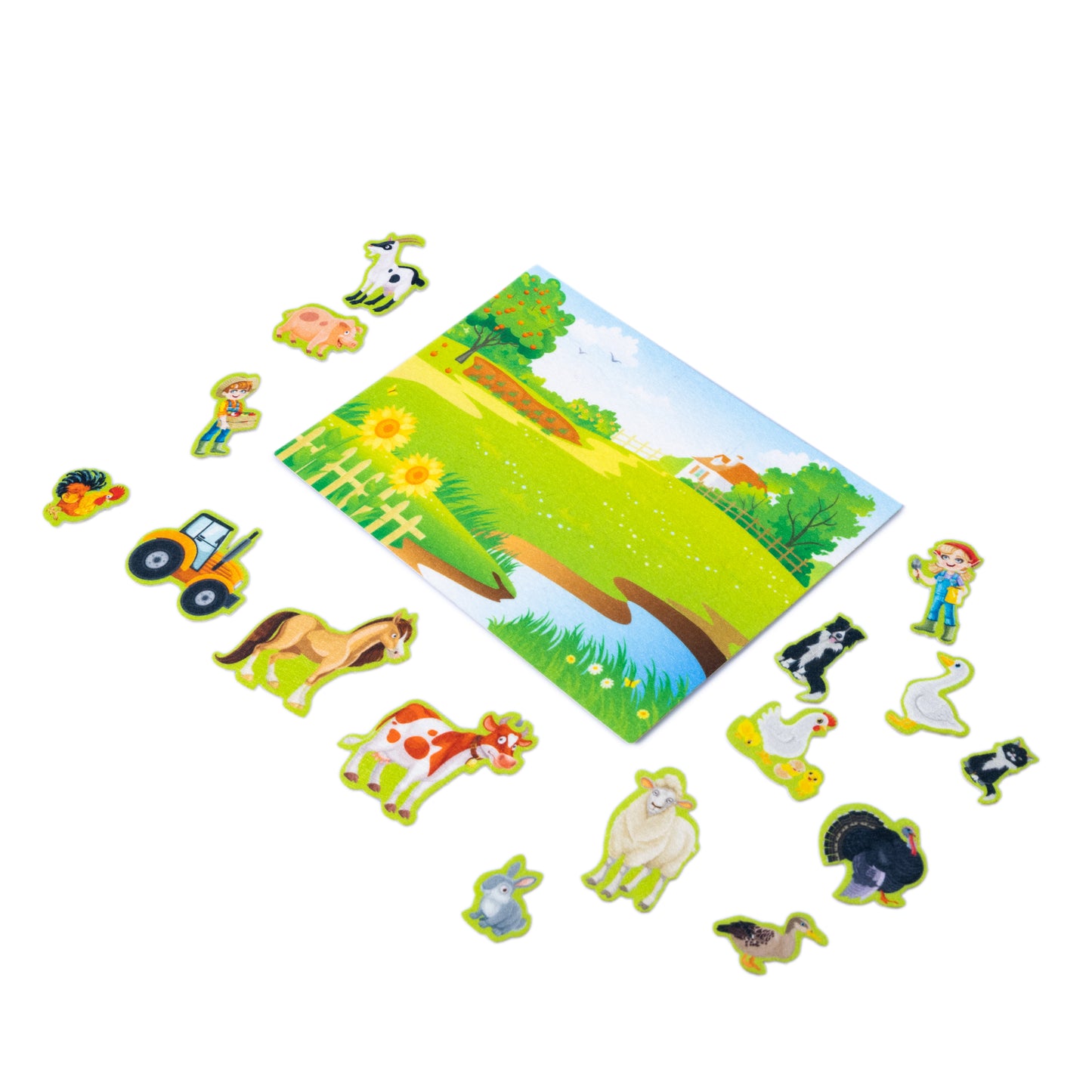 Набор из фетра на липучках "Ферма" (европодвес)