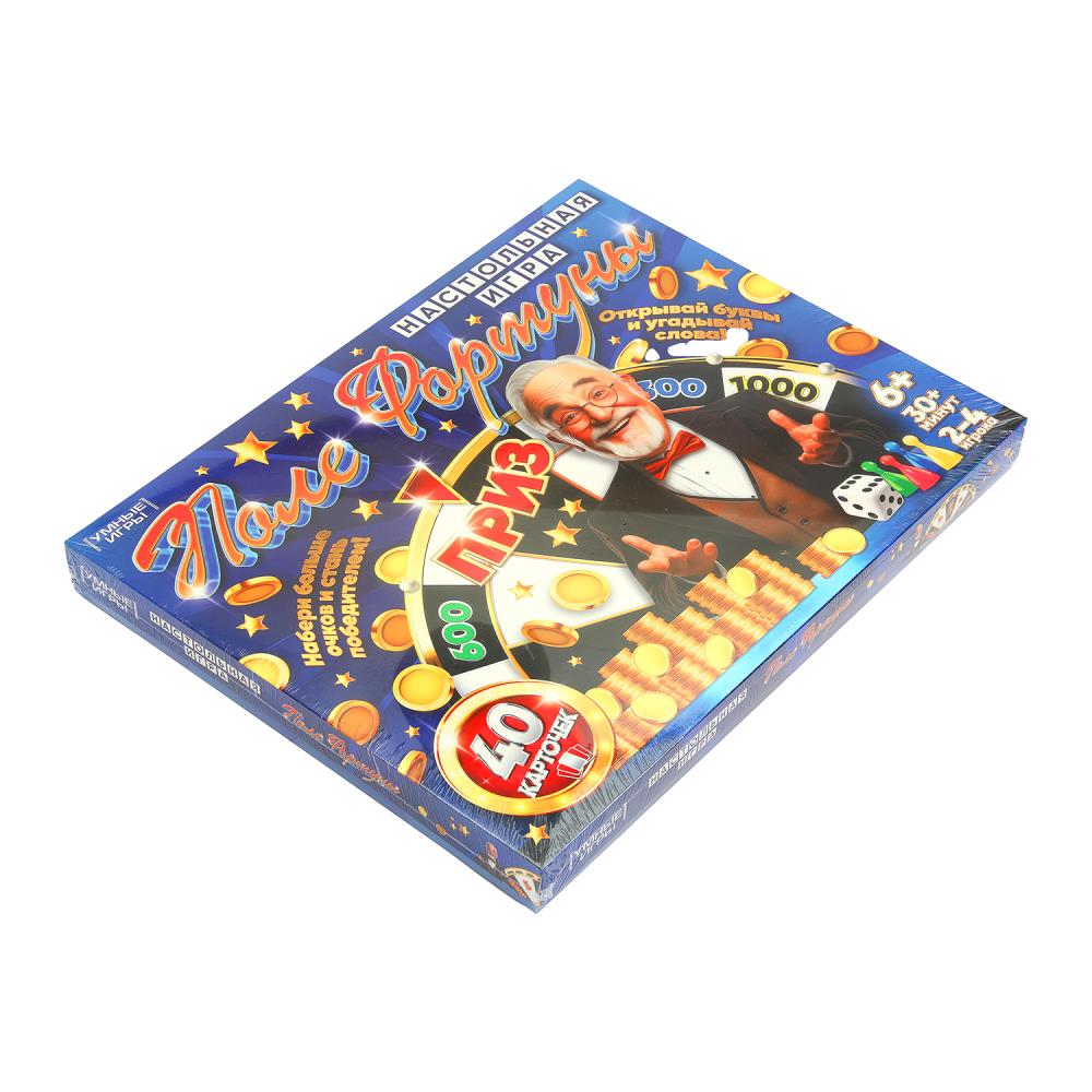 Поле Фортуны. Настольная игра-викторина. 40 карточек. 450х350х40 мм. Умные игры в кор.10шт