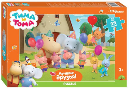 Пазл STEP puzzle 35 MAXI Тима и Тома Мармелад Медиа