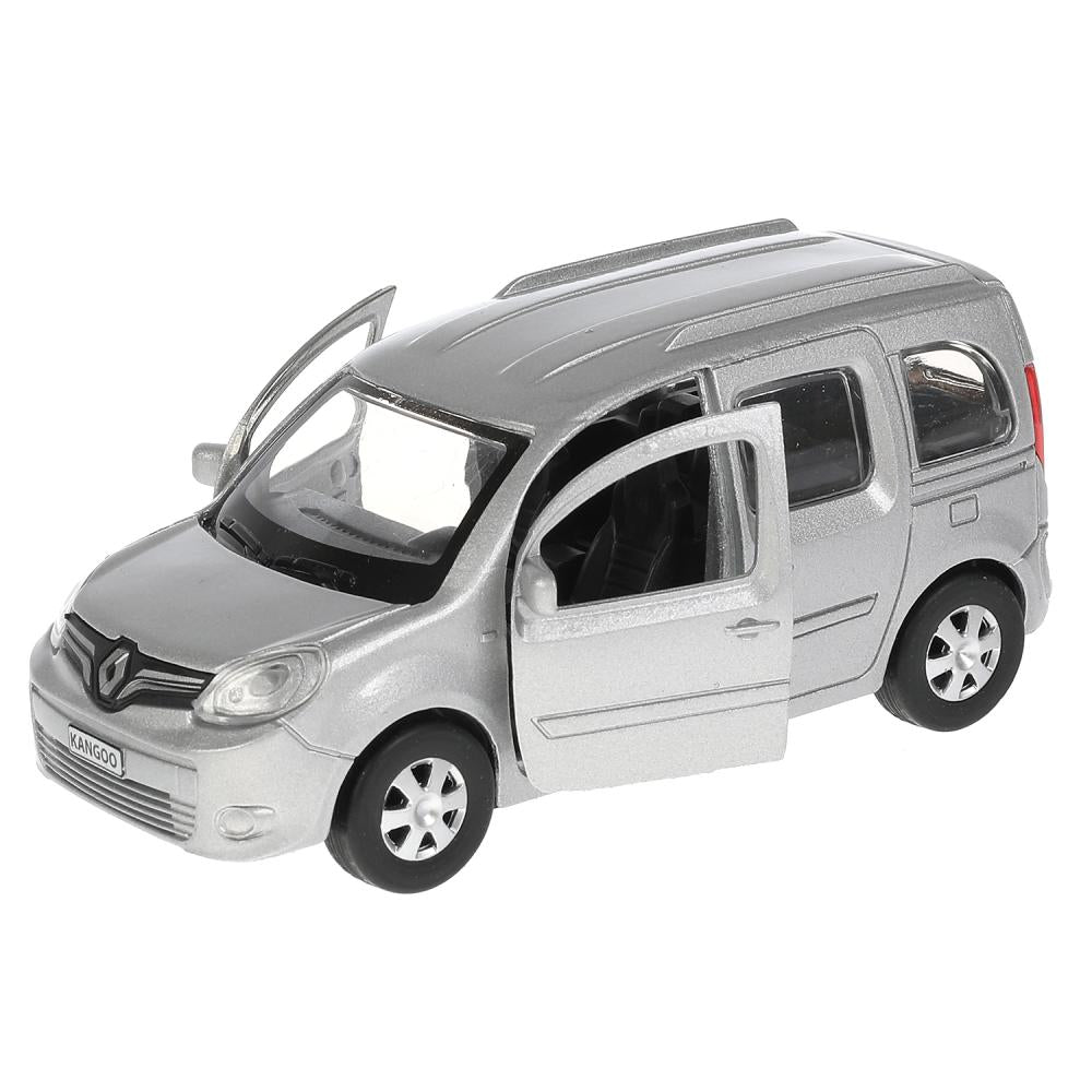 ТМ Технопарк. Машина металл "RENAULT KANGOO" 12см, открыв. двери, инерц., СЕРЕБР. в кор в кор.2*36шт