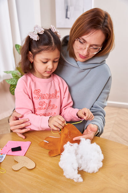 Набор для творчества. Плюшевая игрушка своими руками "Мишка"