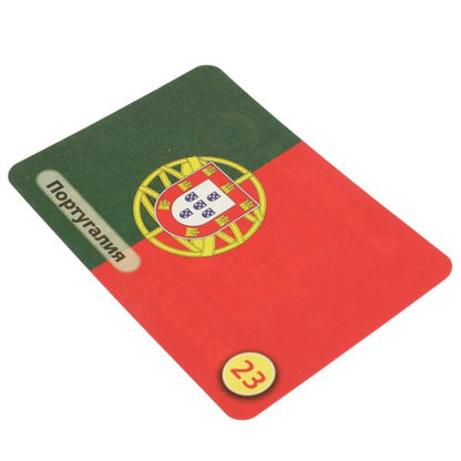 Флаги мира. Карточная игра Мемо. 50 карточек 65х95мм. 170х125х40 мм. Умные игры. в кор.50шт