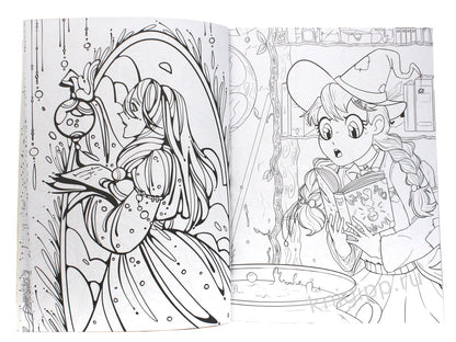 БОЛЬШАЯ АНИМЕ РАСКРАСКА