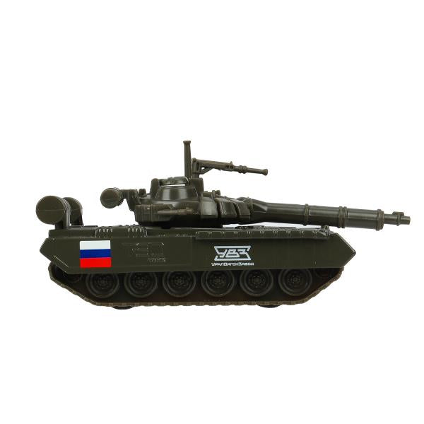 Modèle métallique ТАНК Т-90, 12 cm, подвиж. дет., инерц.,кор. Parc technologique en cor.2*24шт