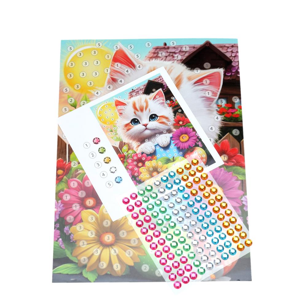 Аппликация Со стразами 15*21 см сюрприз МУЛЬТИ АРТ в кор.100шт