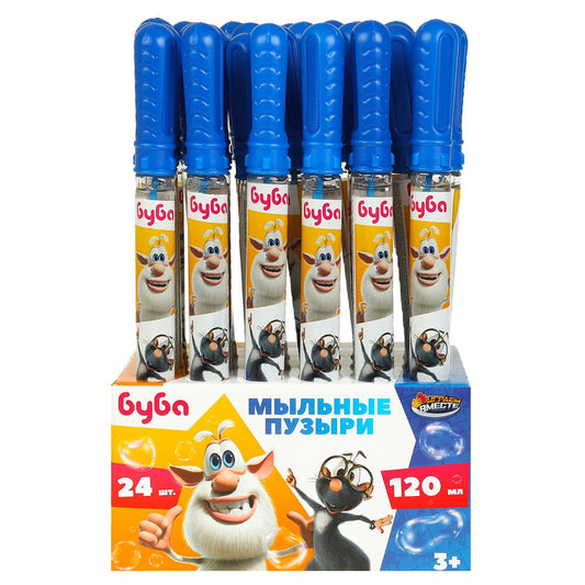 01095-120ЭД Мыльные пузыри БУБА 120мл, кор.30*12*15,5см ИГРАЕМ ВМЕСТЕ уп-24шт в кор.4уп