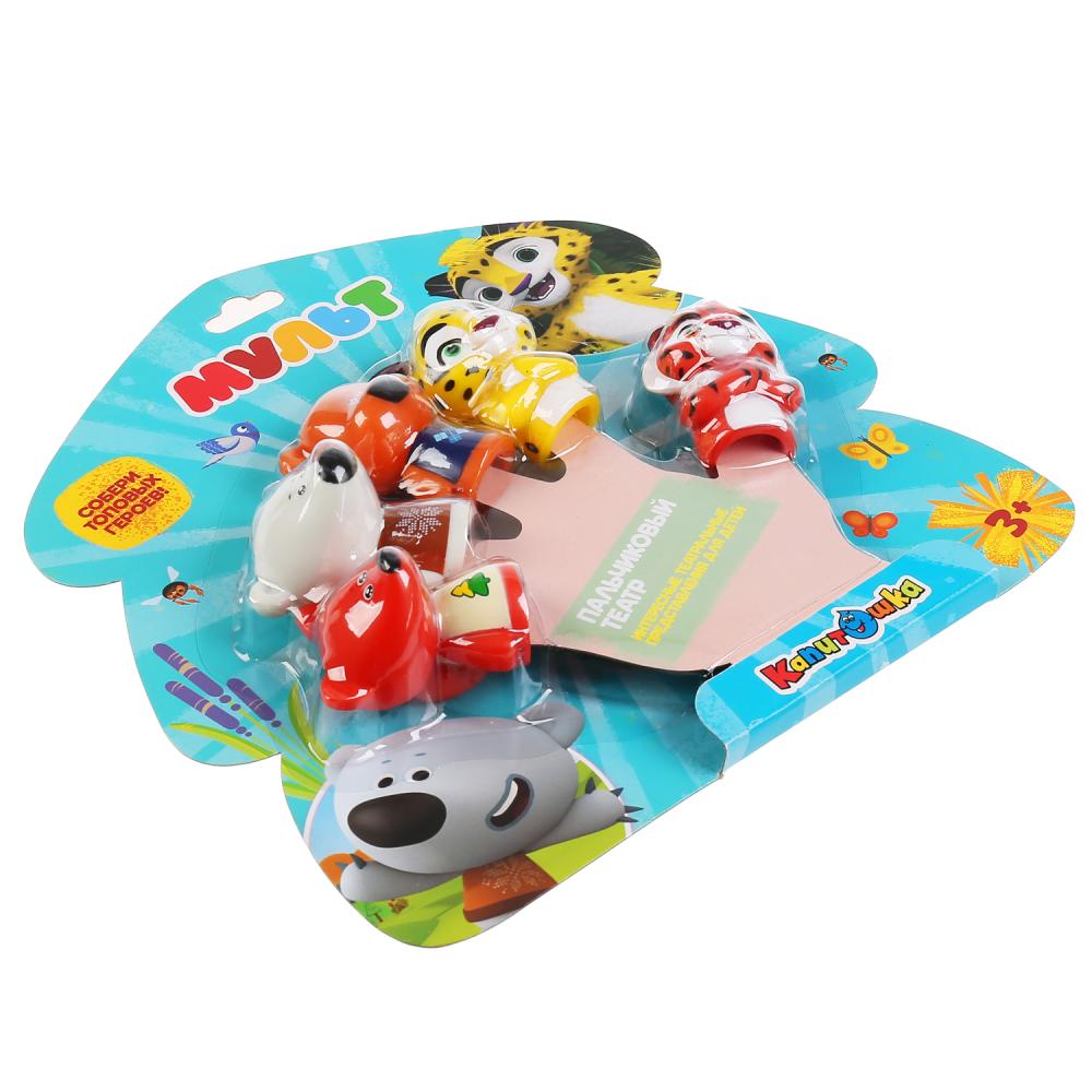 Jeu en plastique pour vans МУЛЬТ пальчиковый theatre muult, 5 шт. dans un assortiment. КАПИТОШКА в кор.2*12шт