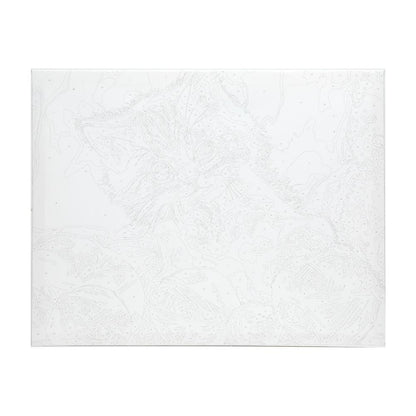Холст по номерам 40*50 см котёнок и клубки МУЛЬТИ АРТ в кор.24шт