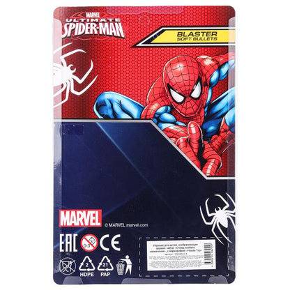 Бластер ЧЕЛОВЕК-ПАУК мягкие пули, фигурка, блист.29*19*4 см - в кор.2*84шт