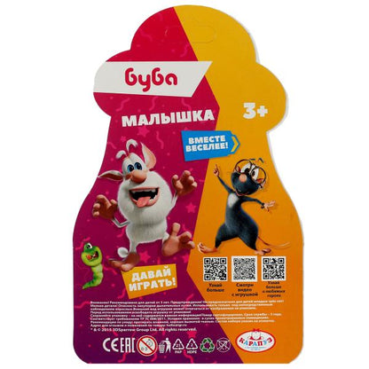 Пупс неозвучка БУБА 12см, можно купить, на блистере КАРАПУЗ в кор.120шт