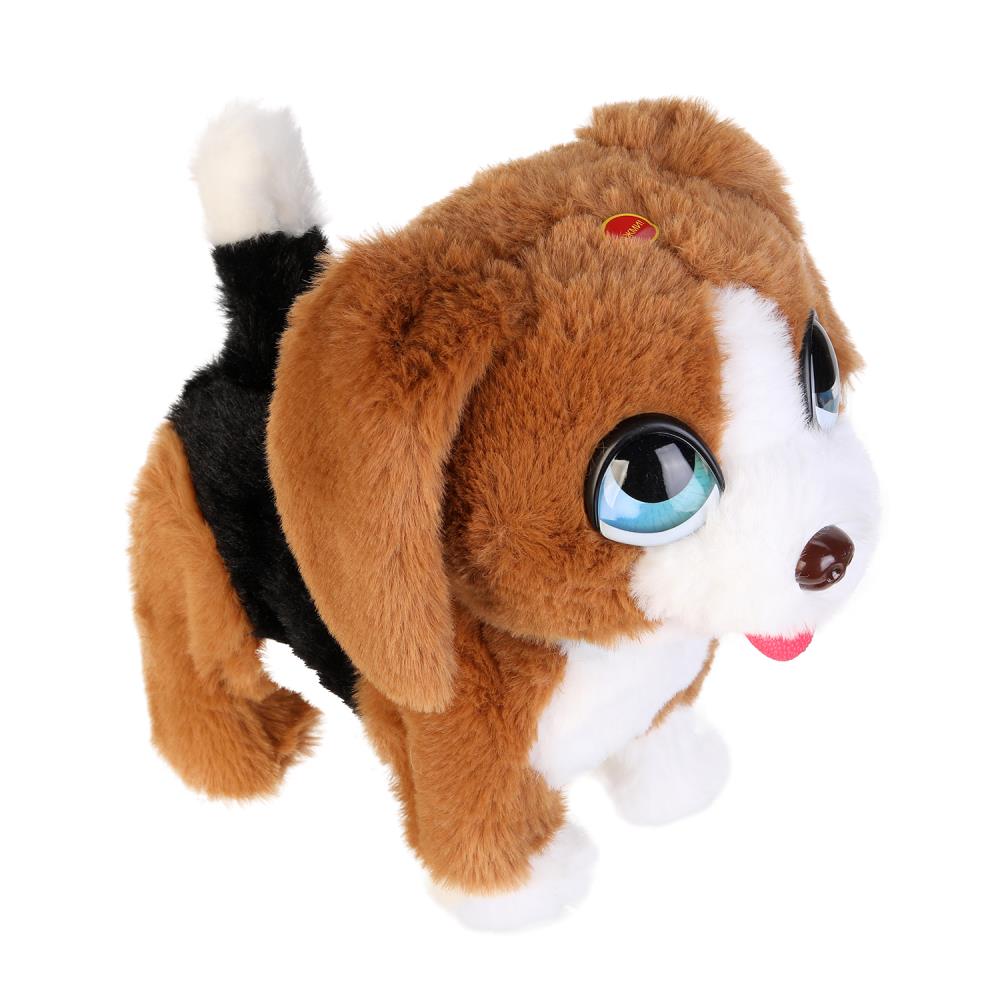 Интерактивный щенок Роджер 22см облизывает язык, в кор. МОЙ ПИТОМЕЦ в кор.10шт