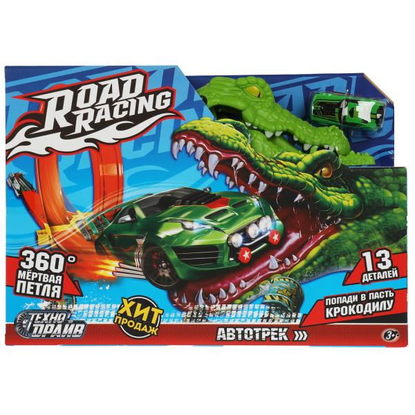 Véhicule avec catapulte, crocodile, cor.36*25*9,5 cm, ТЕХНОДРАЙВ dans cor.36шт