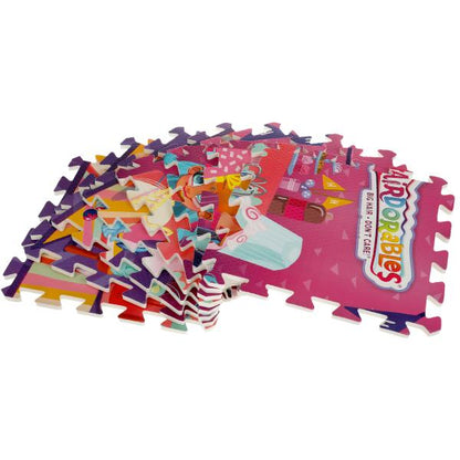 Коврик-пазл Hairdorable 8 сегментов, каждый 31.5*31.5см ИГРАЕМ ВМЕСТЕ в кор.12шт