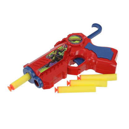 Бластер с мягкими пулями, черепашки, блист.24,5*15,5*3,5см - в кор.2*72шт