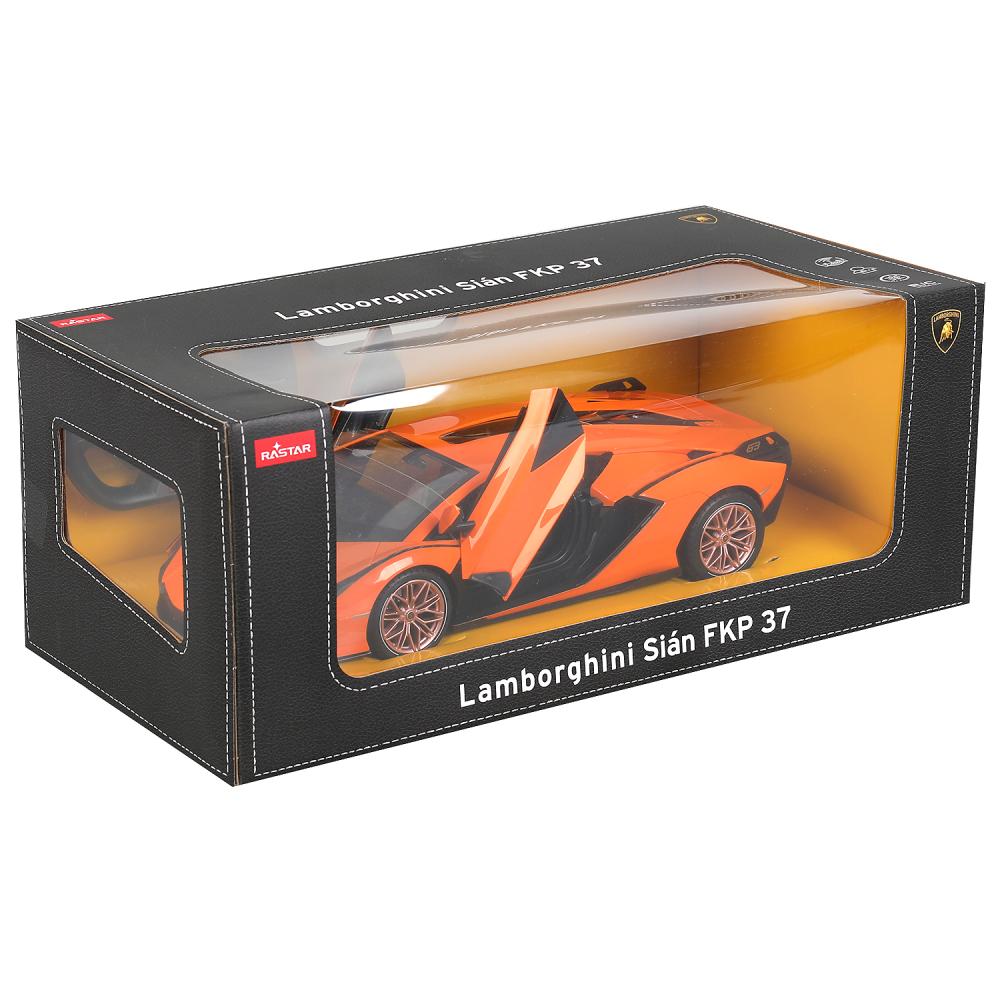 Машина р/у Lamborghini sian 1:14, двери открыв. вручную, свет, цвет в ассорти. в кор. Растар в кор6шт