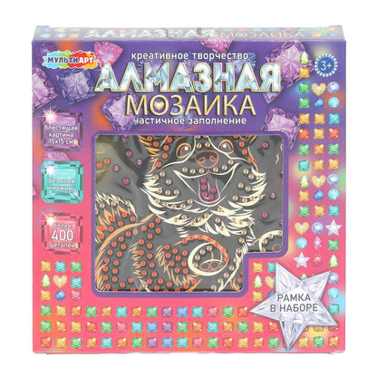 Mosaïque d'image pour téléphone noir 15*15, en corbeau, corgi MUSIC ATTA en cor.48шт