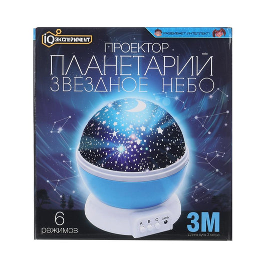 Опыты астрономия проектор "звездное небо", кор IQ Эксперимент в кор.2*24шт