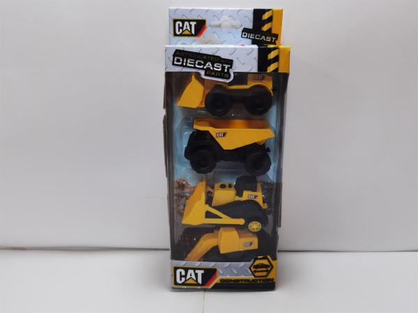 Модель пластик СТРОИТЕЛЬНАЯ ТЕХНИКА кот 8 см, 4 шт, подвижная. дет.кор. Технопарк в кор.2*144наб