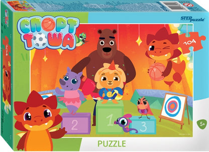 82249 Мозаика "puzzle" 104 "Спорт Тоша"