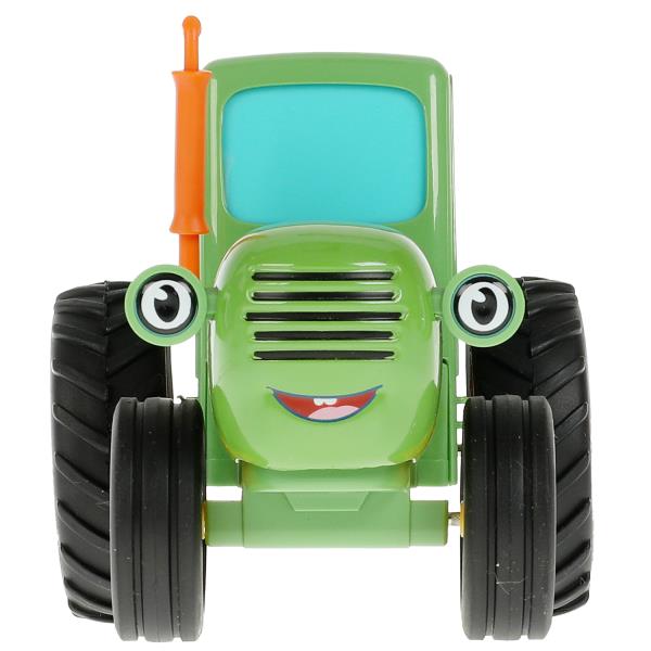 Модель металл СИНИЙ ТРАКТОР длина 11 см, инерц, зеленый, кор. Технопарк в кор.48шт