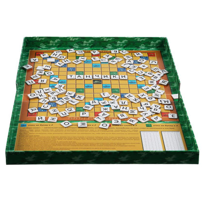 НАСТОЛЬНАЯ ИГРА "УМНЫЕ ИГРЫ" СЛОВОДЕЛ. СОБЕРИ СЛОВО. ТАНКОВЫЙ БОЙ В КОР. в кор.20шт