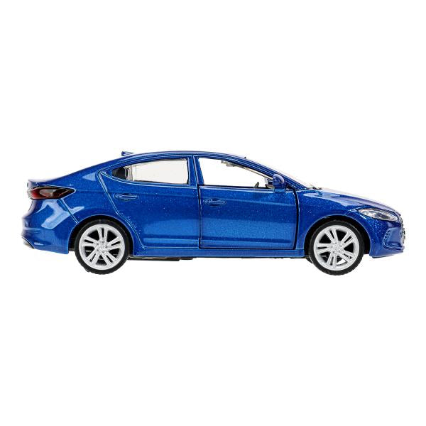 Машина металл HYUNDAI ELANTRA 11,4 см, двери, инерция, кор. Технопарк в кор.2*48шт