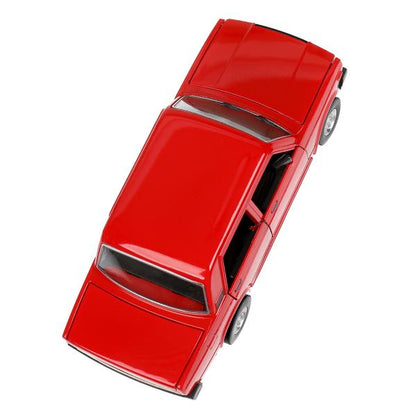 Машина металл свет-звук LADA ваз 2107, дв, кап, баг, св-зв,инер,17,5 см,крас Технопарк в кор.2*18шт