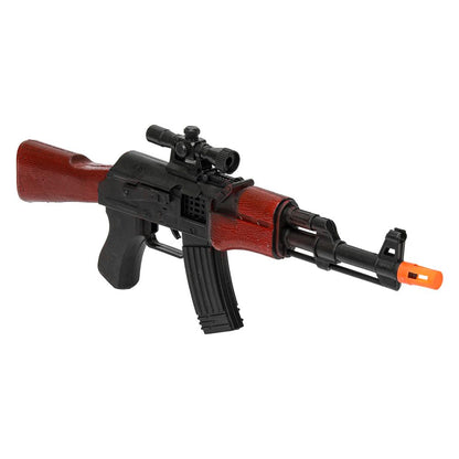 Автомат-трещотка на картоне 17*48*5 см ИГРАЕМ ВМЕСТЕ в кор.2*60шт